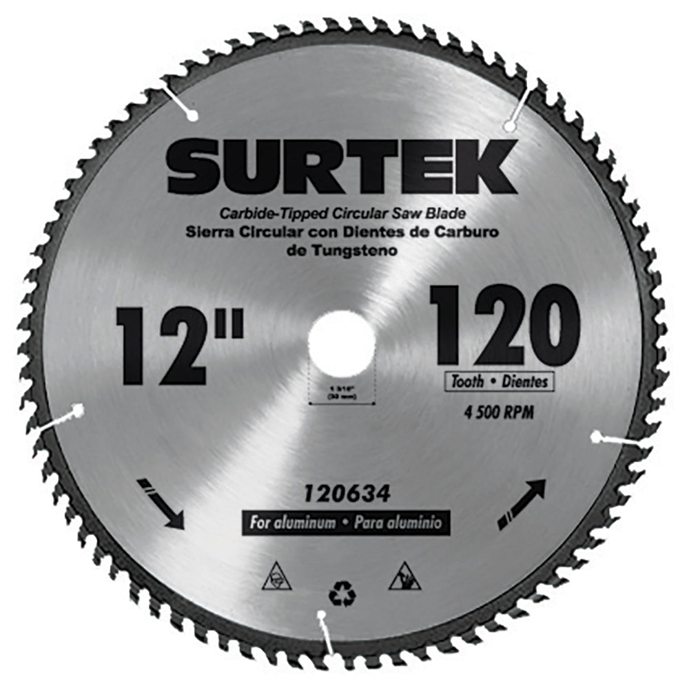 Disco para sierra circular para corte madera 40 dientes, 12" Surtek