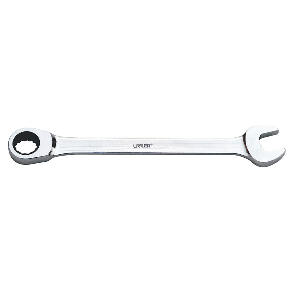 Llave combinada pulido espejo de matraca métrica, 12 puntas, 15 mm Urrea