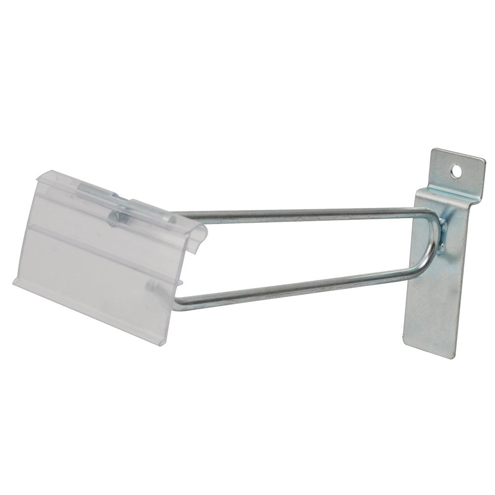 Gancho de panel ranurado con preciador plástico, 4" Surtek