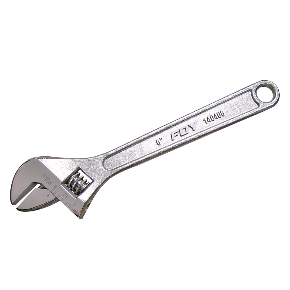 Llave ajustable cromada 6" Foy