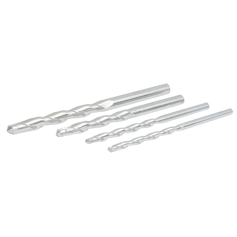 Juego de brocas para concreto con punta de tungsteno, 4 piezas Foy