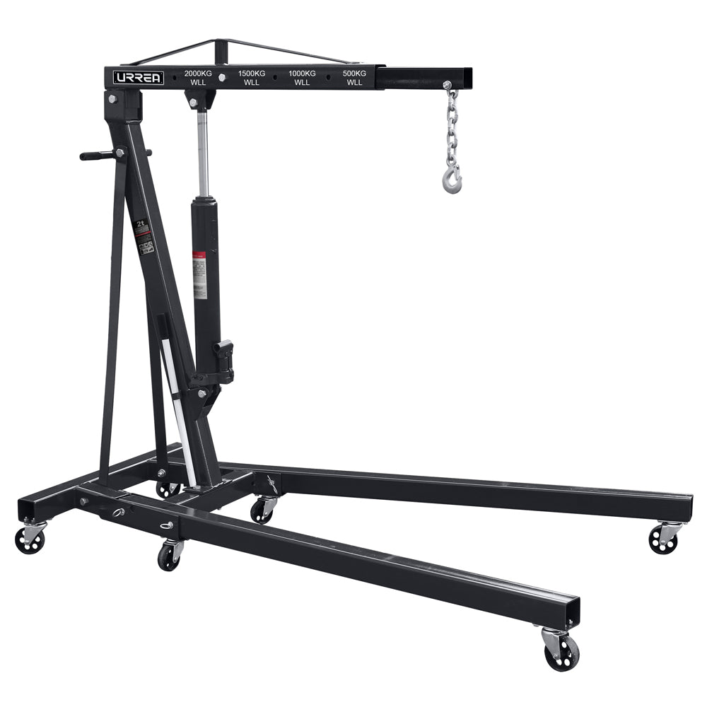 Pluma hidráulica plegable con posición de levantamiento adaptable, 2 ton Urrea