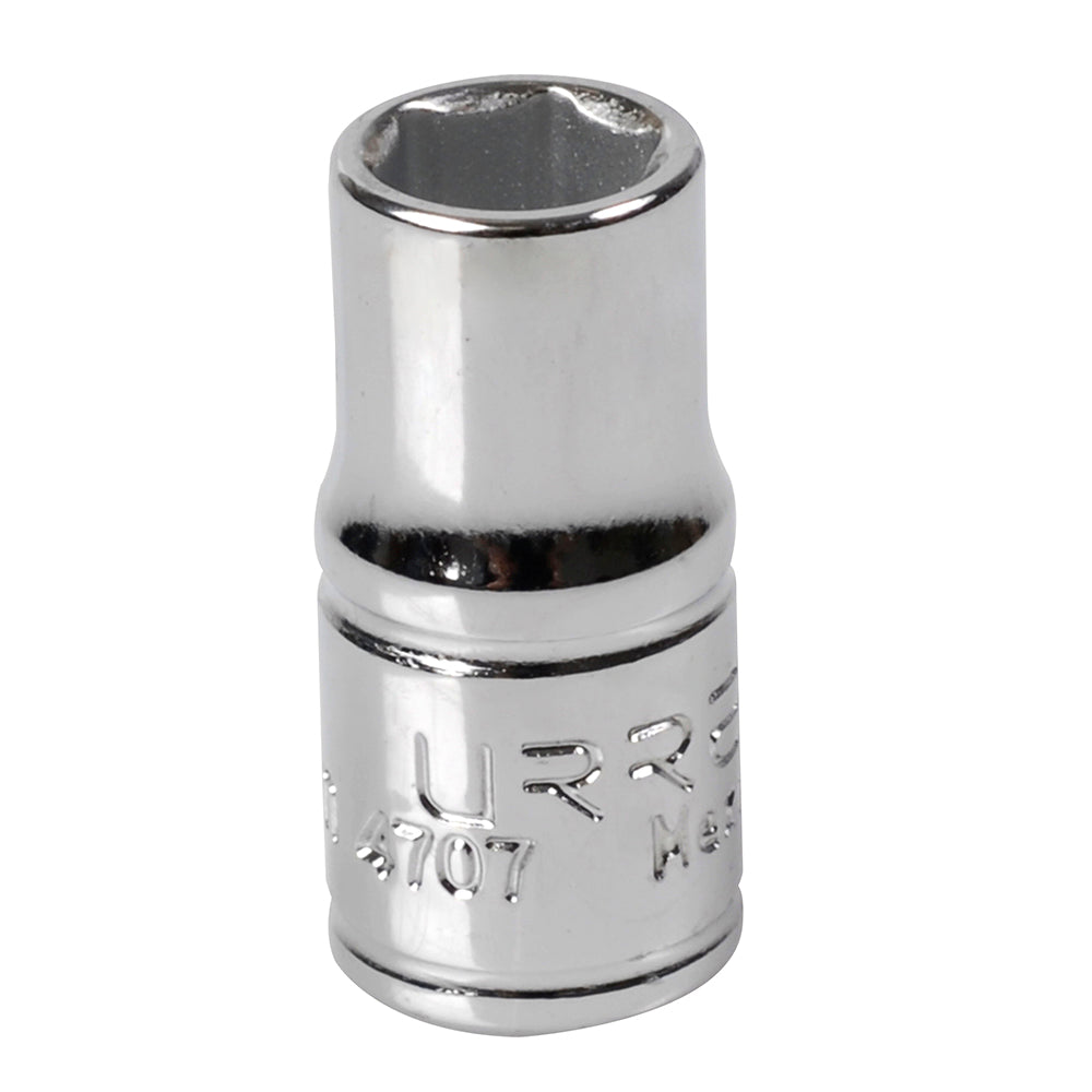 Dado cuadro de 1/4", 6 puntas, en pulgadas, 7/32" Urrea