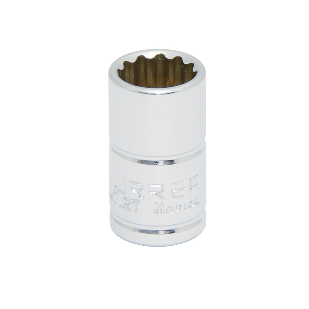 Dado cuadro de 1/4", 12 puntas, en pulgadas, 1/4" Urrea