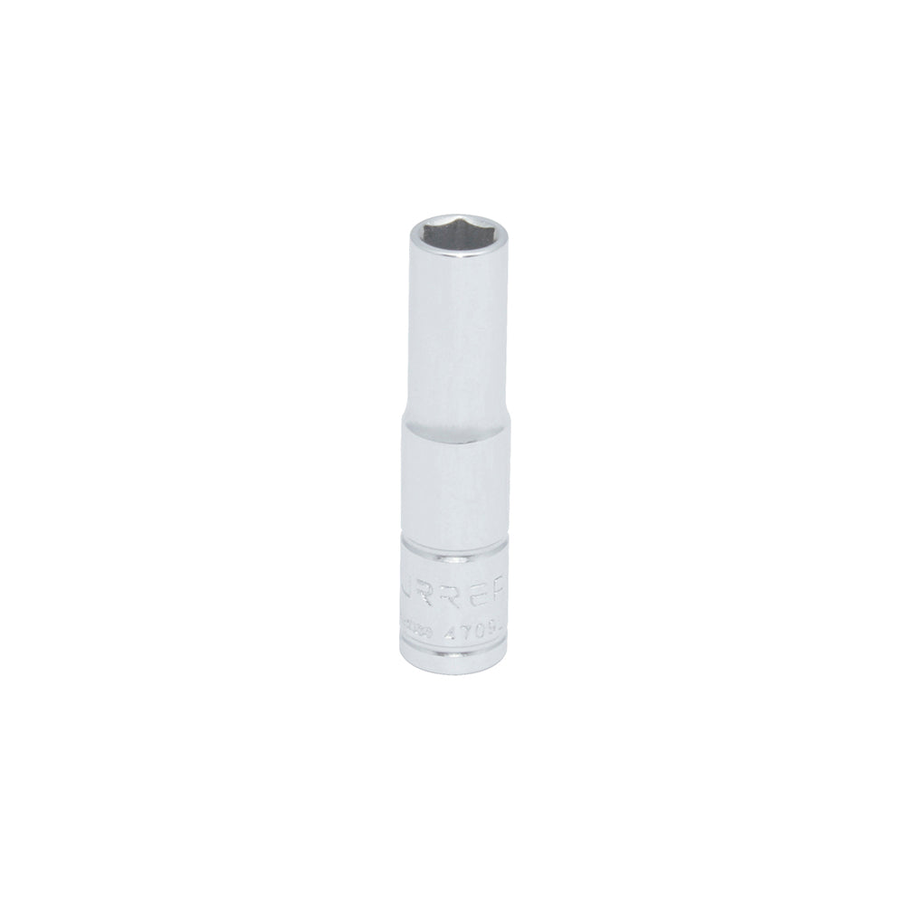 Dado largo cuadro de 1/4", 6 puntas, en pulgadas, 9/32" Urrea