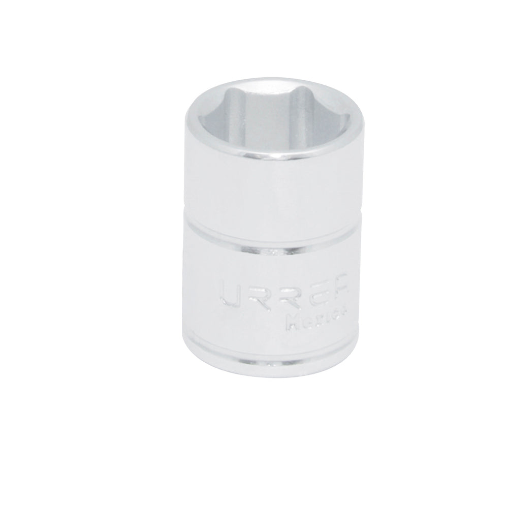 Dado cuadro de 1/4", 6 puntas, en pulgadas, 7/16" Urrea
