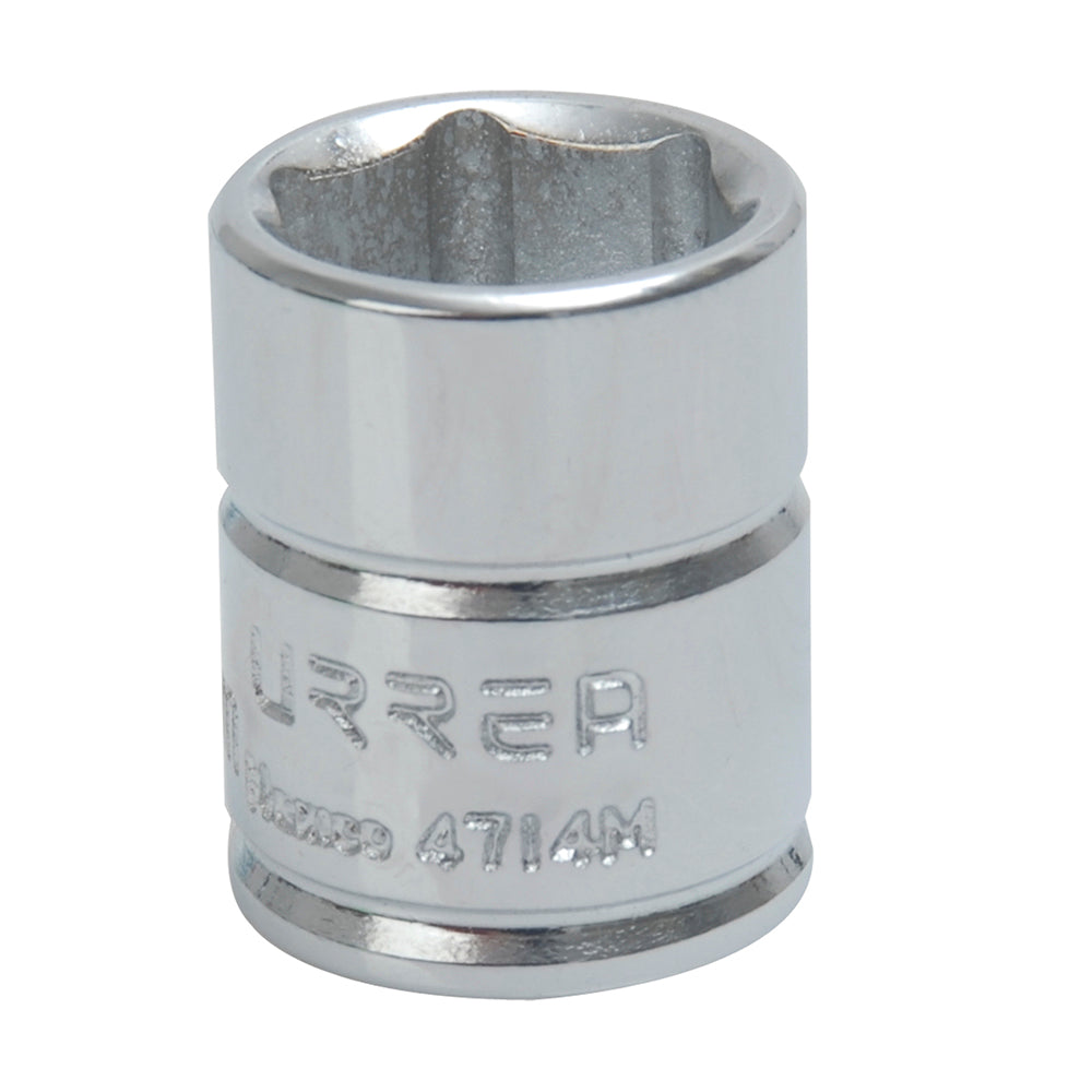 Dado cuadro de 1/4", 6 puntas, métrico, 14 mm Urrea