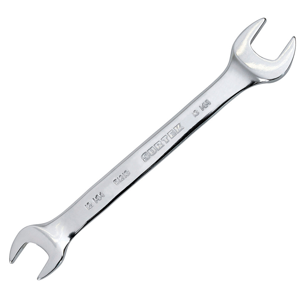Llave española pulido espejo métrica, 12 x 13mm Surtek