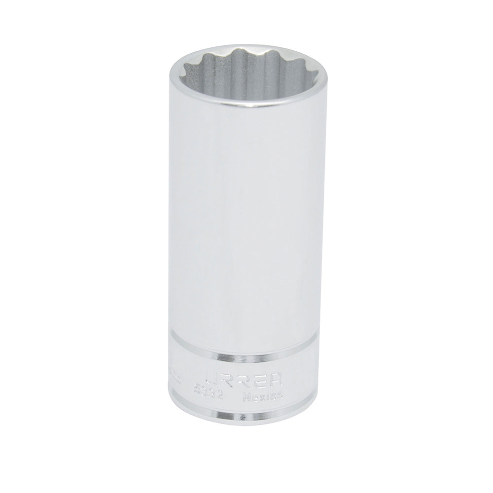Dado largo cuadro de 1/2", 12 puntas, en pulgadas, 1" Urrea
