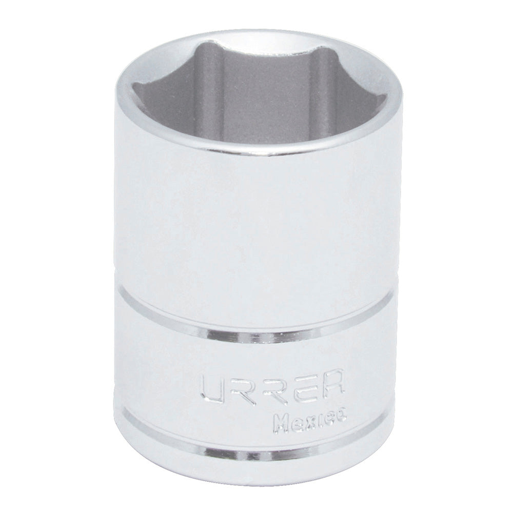 Dado cuadro de 1/2", 6 puntas, en pulgadas, 19/32" Urrea