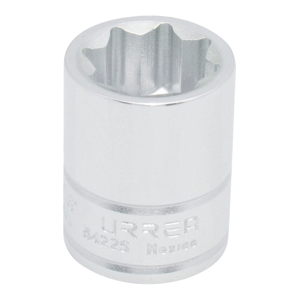 Dado cuadro de 1/2", 8 puntas, en pulgadas, 11/16" Urrea