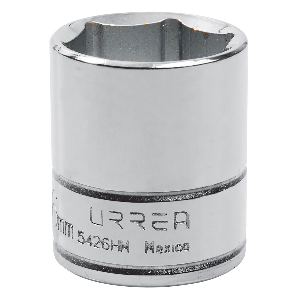 Dado cuadro de 1/2", 6 puntas, métrico, 26 mm Urrea