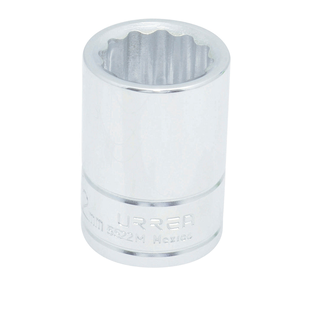 Dado cuadro de 3/4", 12 puntas, métrico, 22 mm Urrea