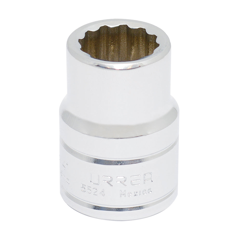Dado cuadro de 3/4", 12 puntas, en pulgadas, 3/4" Urrea