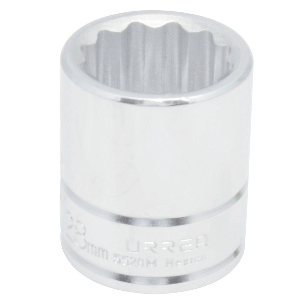 Dado cuadro de 3/4", 12 puntas, métrico, 26 mm Urrea