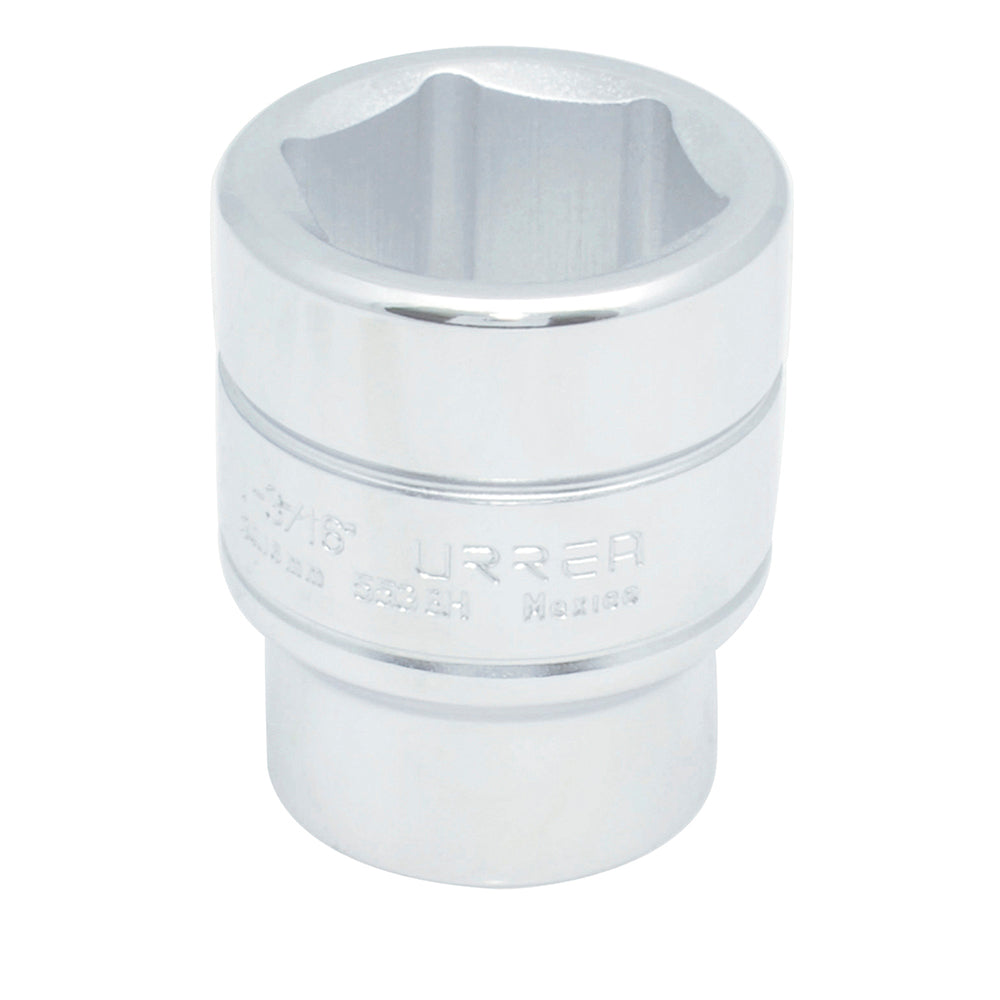 Dado cuadro de 3/4", 6 puntas, en pulgadas, 1-1/8" Urrea