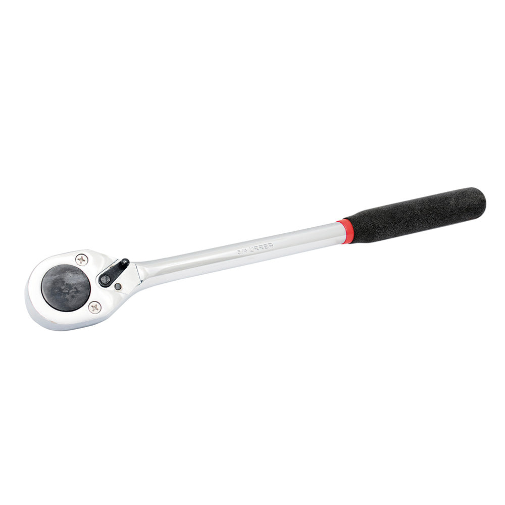 Matraca reversible con mango rubber grip, quick release, para dado cuadro de 3/4" Urrea