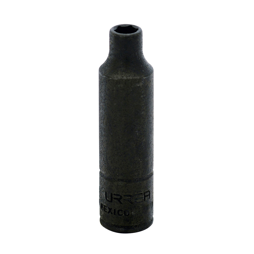 Dado de impacto largo cuadro de 1/4", 6 puntas, en pulgadas, 3/16" Urrea