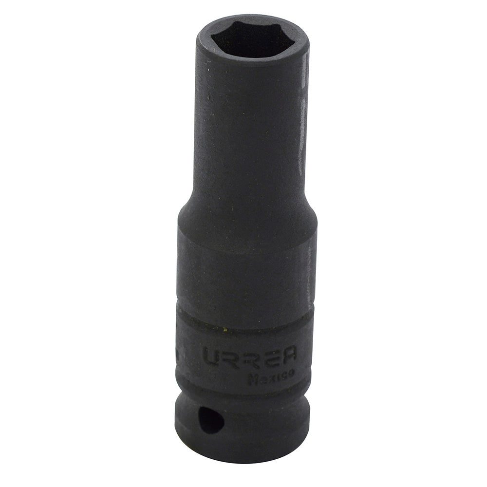 Dado de impacto largo cuadro de 1/2", 6 puntas, en pulgadas, 3/8" Urrea