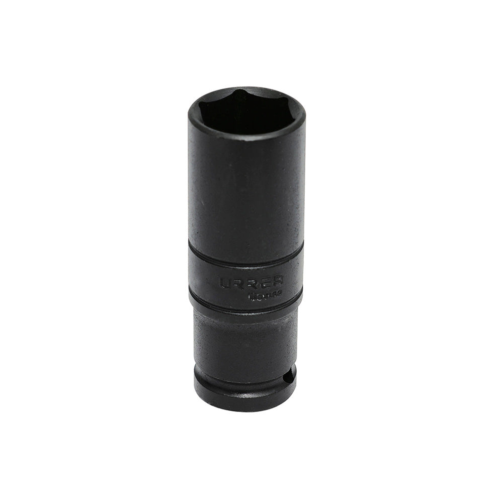 Dado de impacto pared delgada cuadro de 1/2", 6 puntas, en pulgadas, 1" Urrea