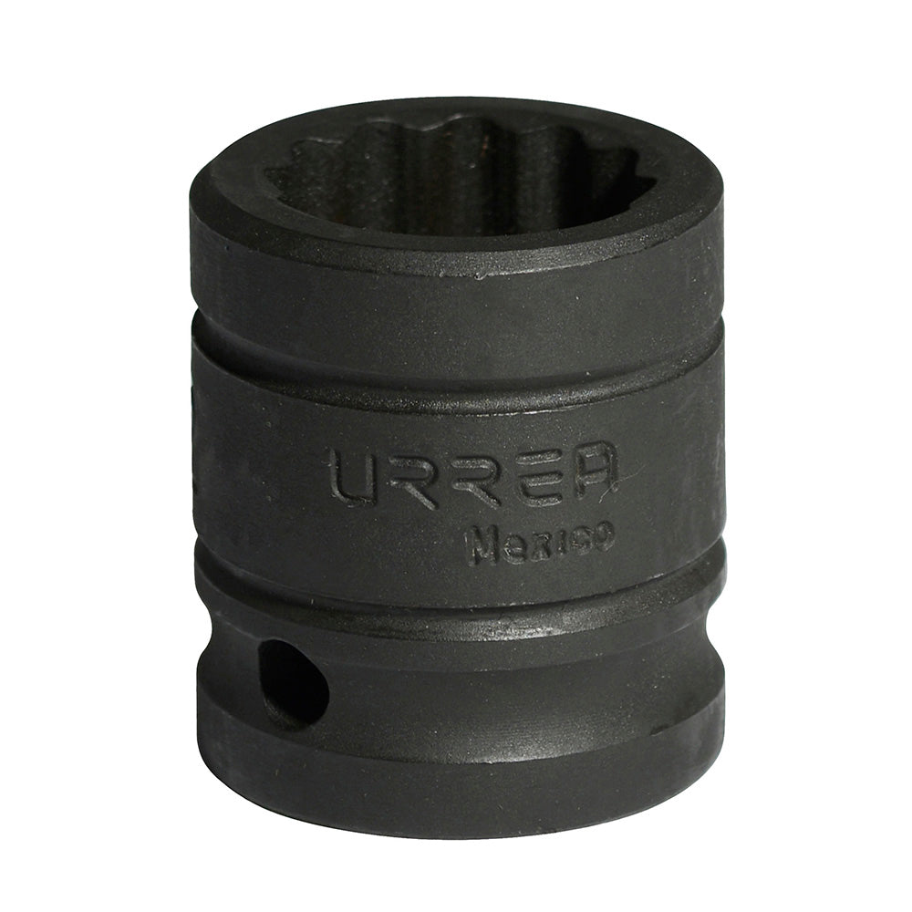 Dado de impacto cuadro de 1/2", 12 puntas, métrico, 17 mm Urrea