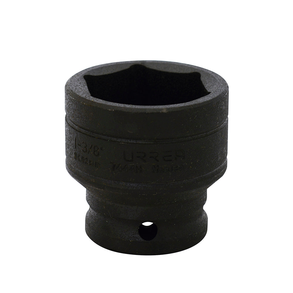 Dado de impacto cuadro de 1/2", 6 puntas, en pulgadas, 1-3/8" Urrea