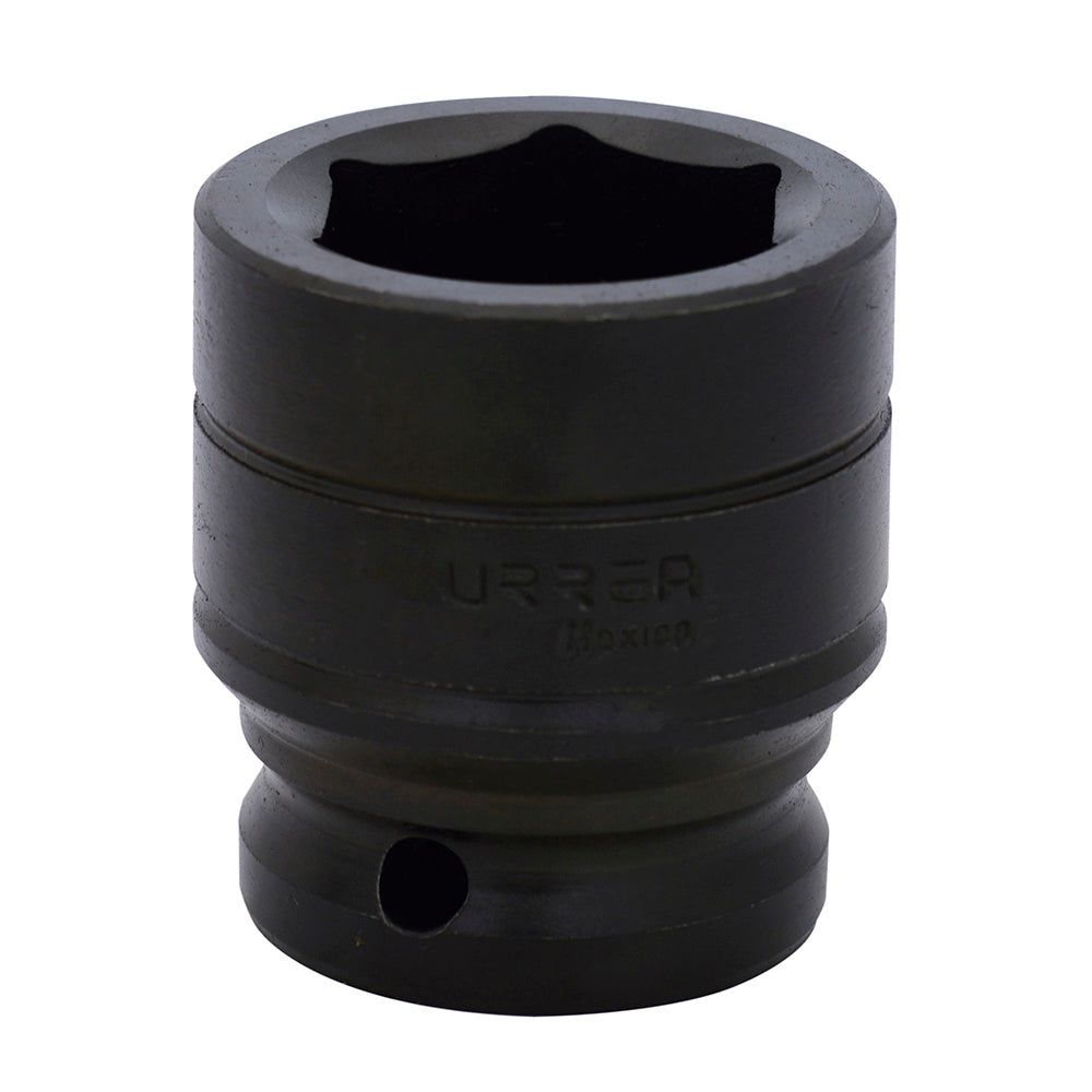 Dado de impacto cuadro de 3/4", 6 puntas, en pulgadas, 1-1/2" Urrea