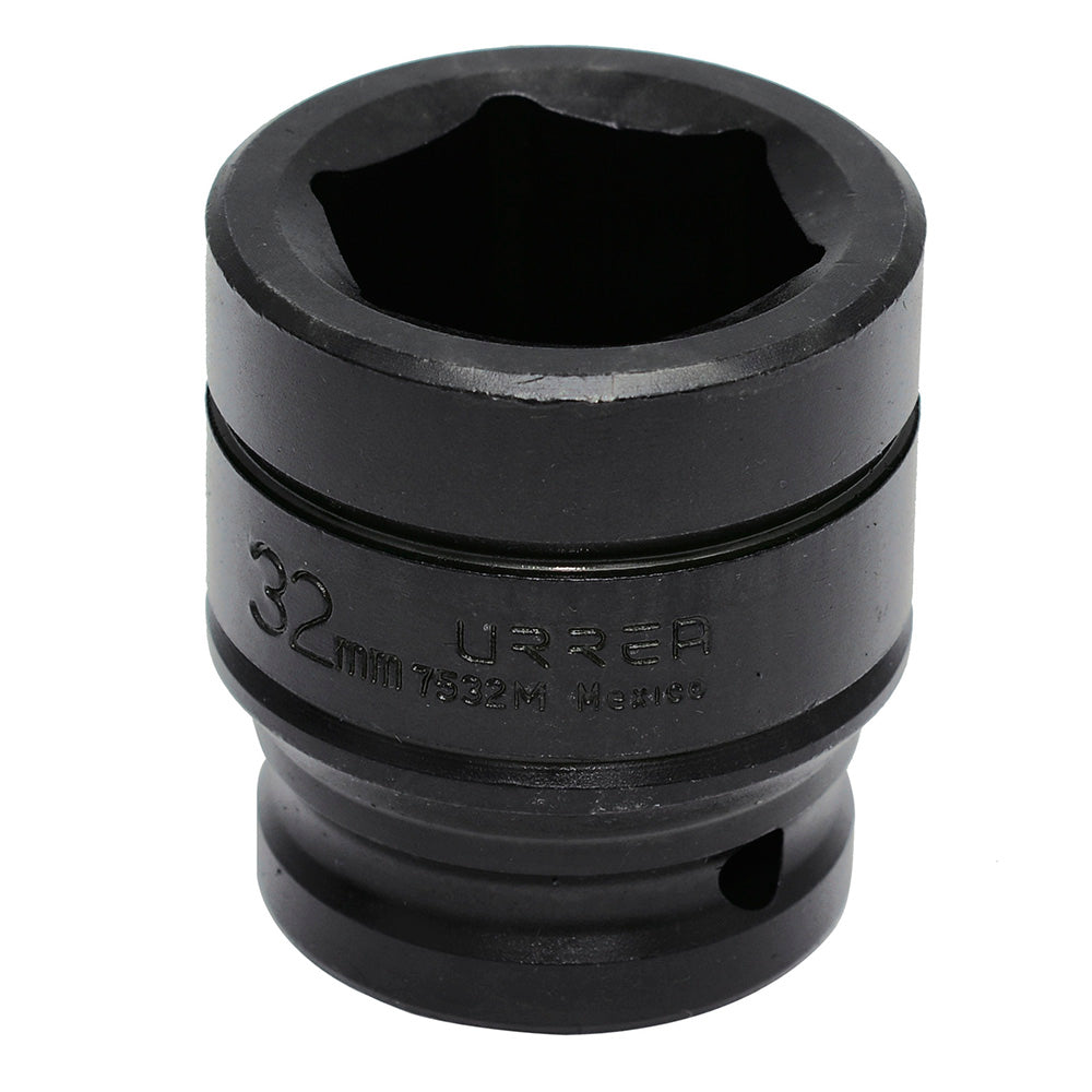 Dado de impacto cuadro de 3/4", 6 puntas, métrico, 32 mm Urrea