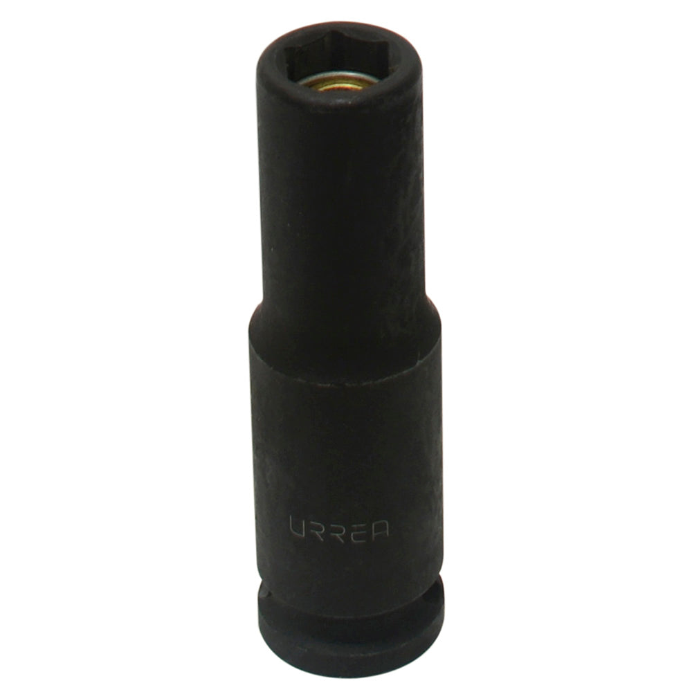Dado de impacto largo con imán cuadro de 3/8", 6 puntas, en pulgadas, 3/8" Urrea