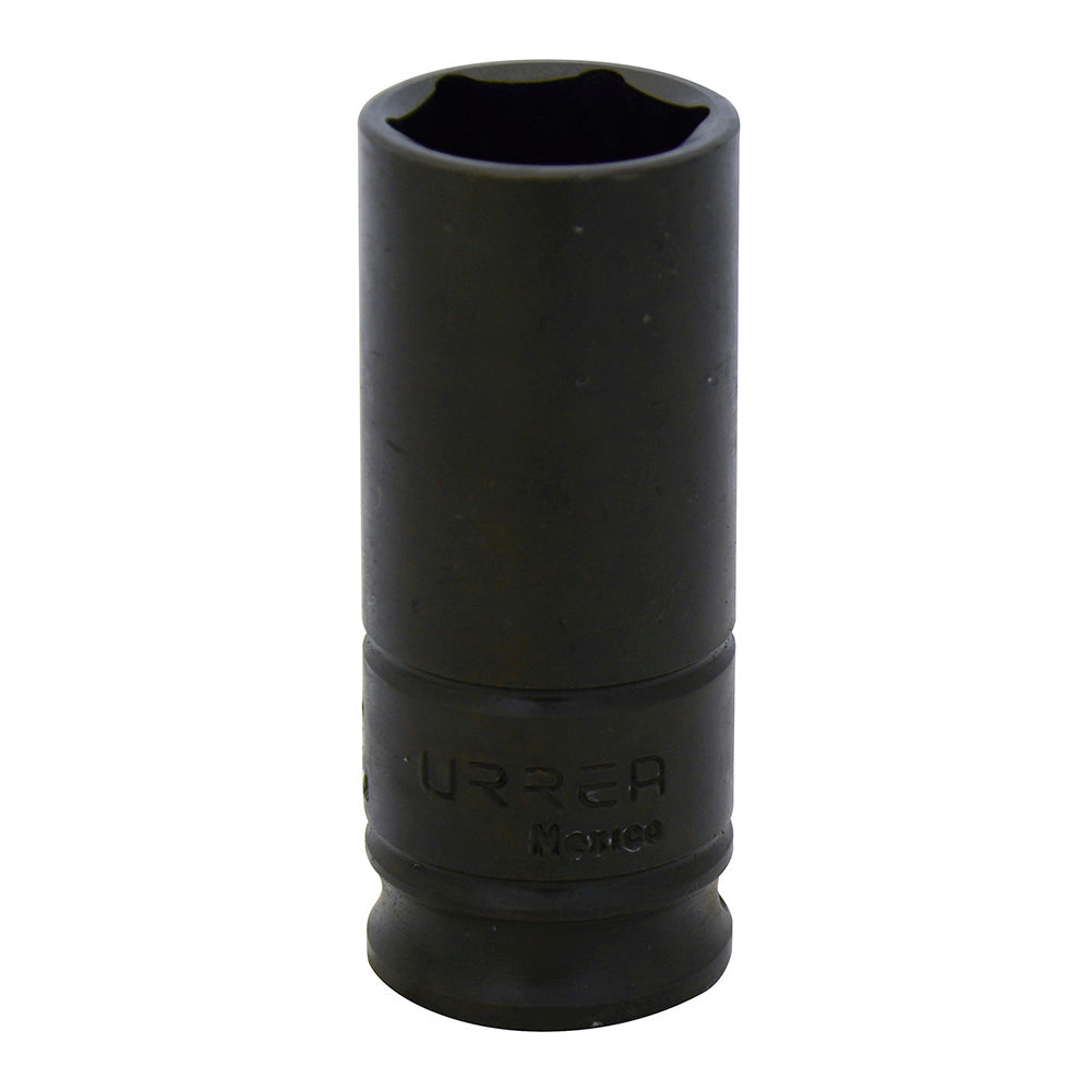 Dado de impacto largo cuadro de 3/8", 6 puntas, en pulgadas, 9/16" Urrea