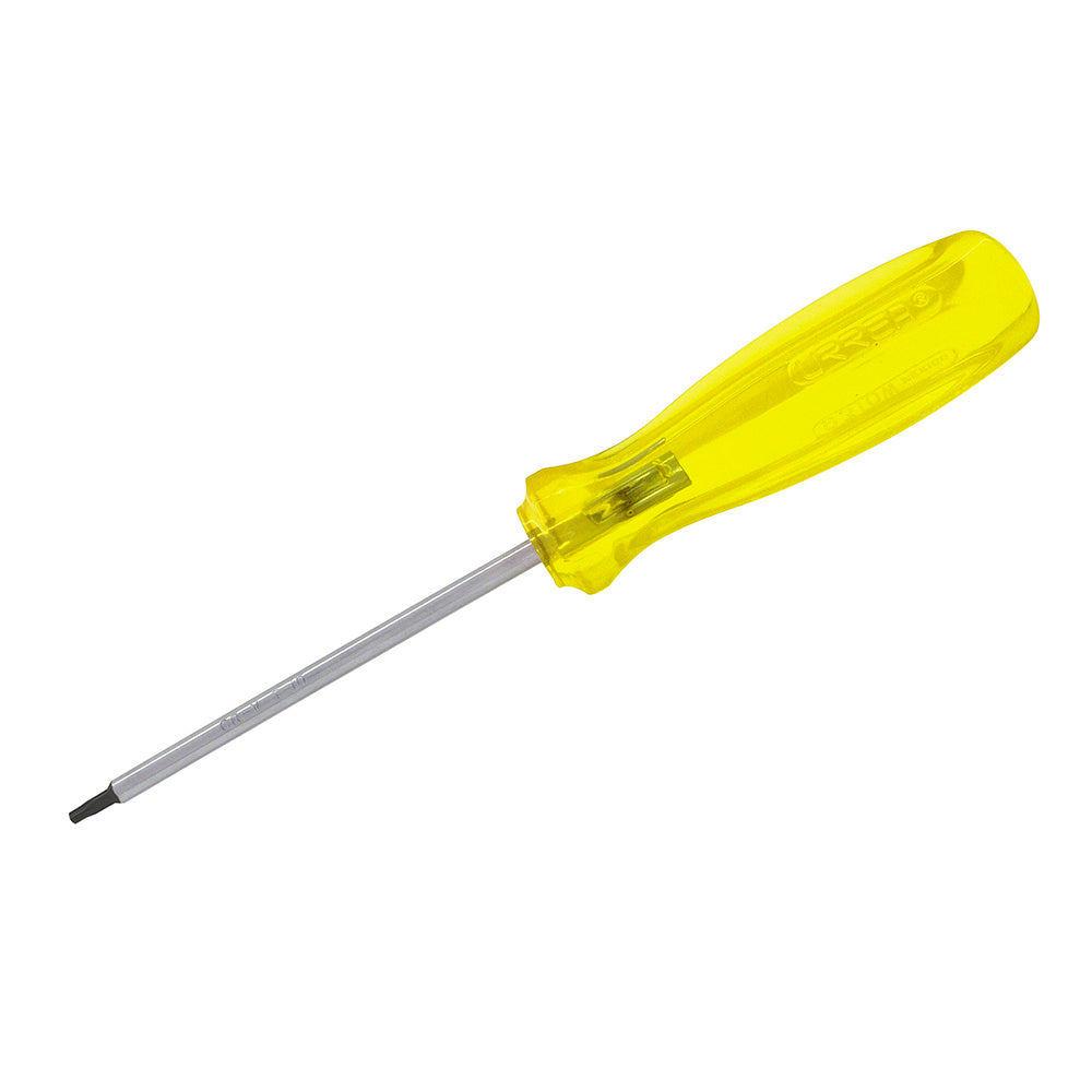 Destornillador con mango ámbar, punta torx barra redonda T15 x 4" Urrea