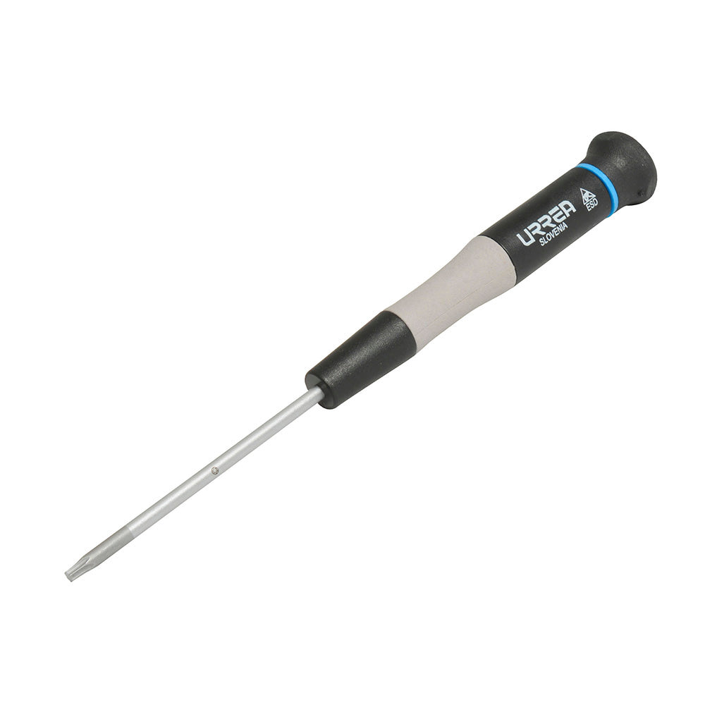 Destornillador de precisión ESD anti-estáticos, punta Torx T9 x 2-3/8" Urrea