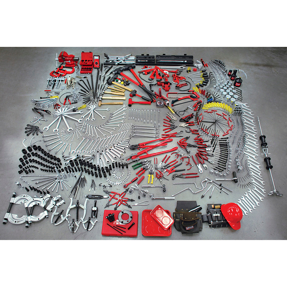 Juego maestro industrial combinado 933 piezas, sin gabinete Urrea