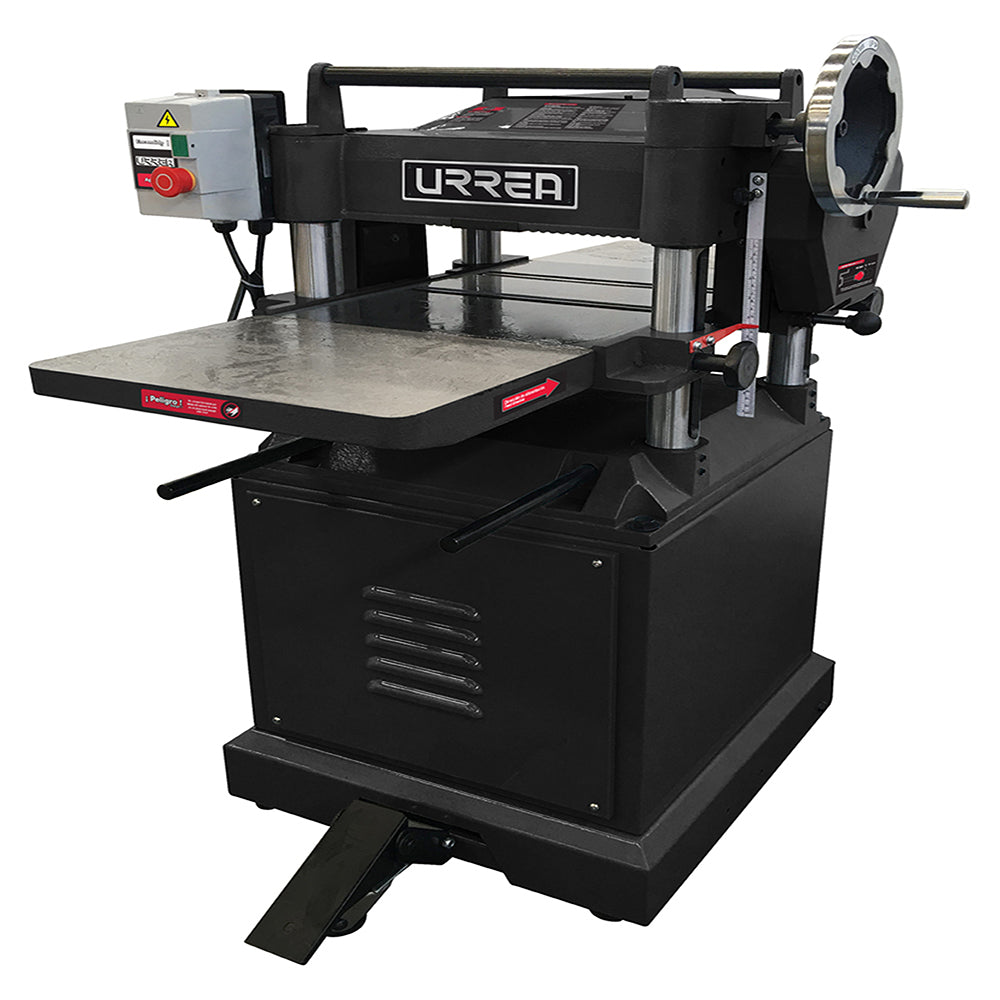 Cepillo estacionario 15" 3 HP 220 V, 5000 RPM 1 fase Urrea