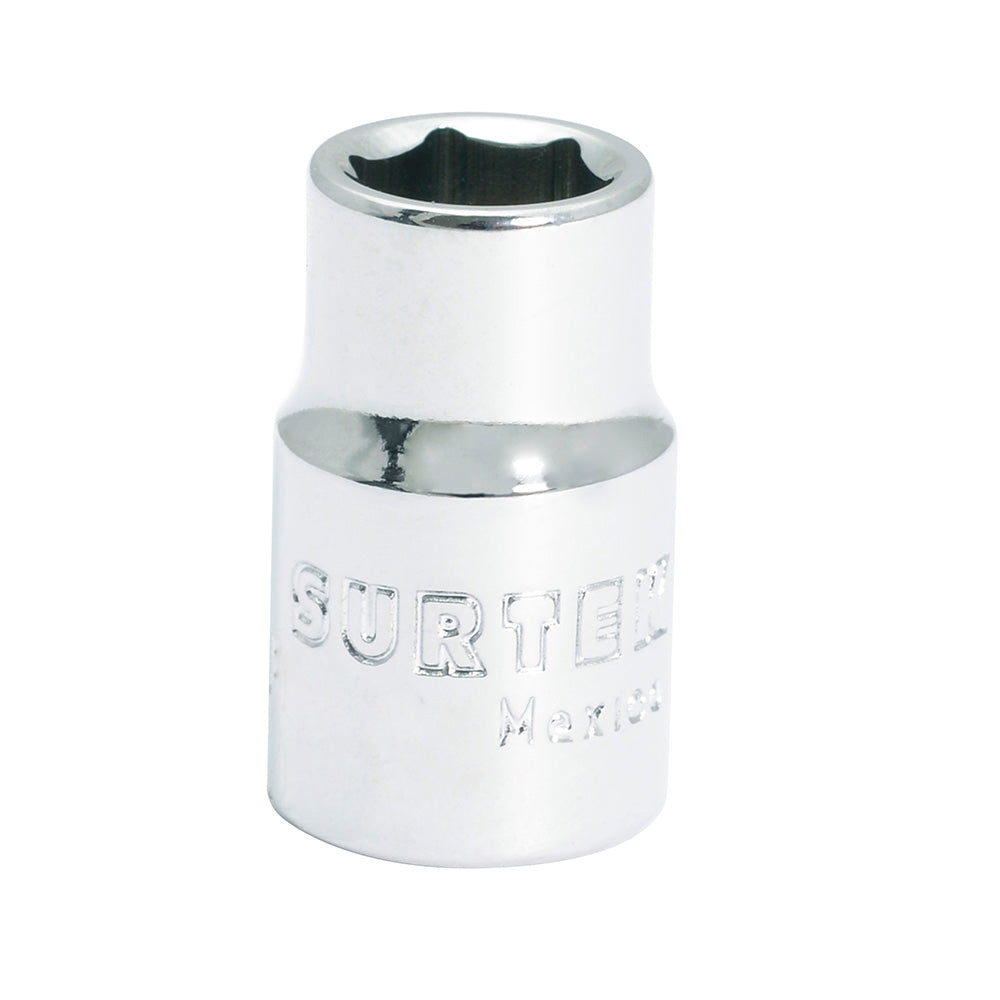 Dado cuadro de 3/8", 6 puntas, en pulgadas, 3/8" Surtek