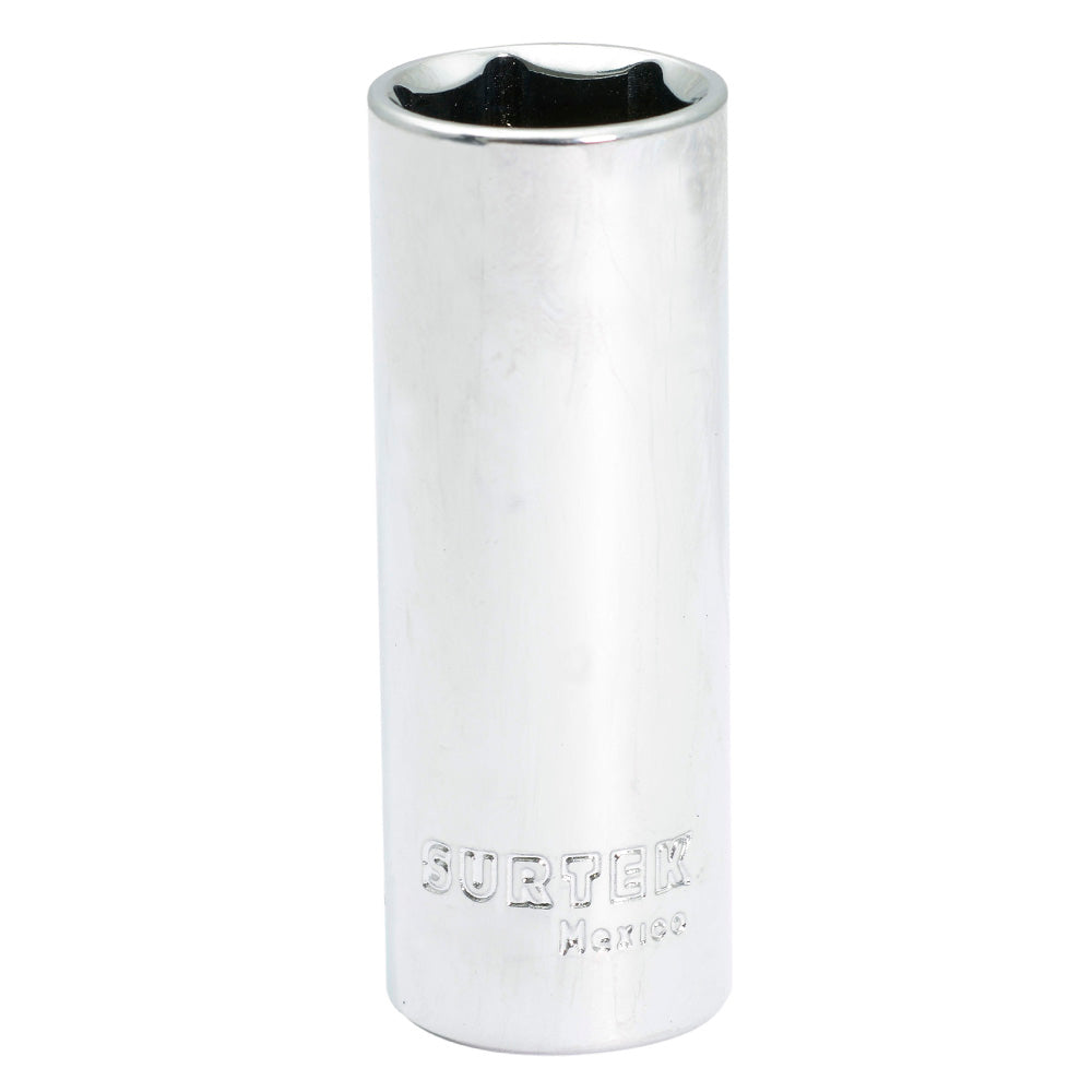 Dado largo cuadro de 3/8", 6 puntas, en pulgadas, 11/16" Surtek