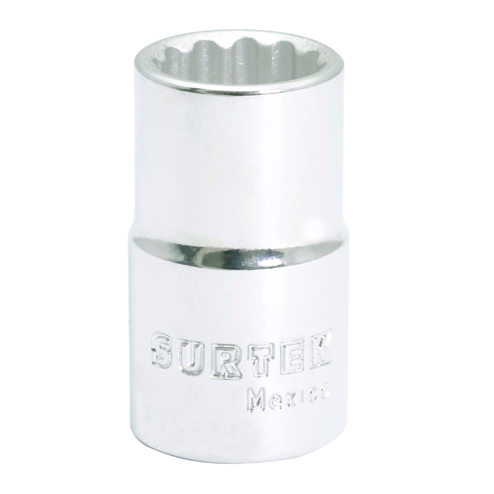 Dado en pulgadas cuadro de 1/2", 12 puntas, 5/16" Surtek