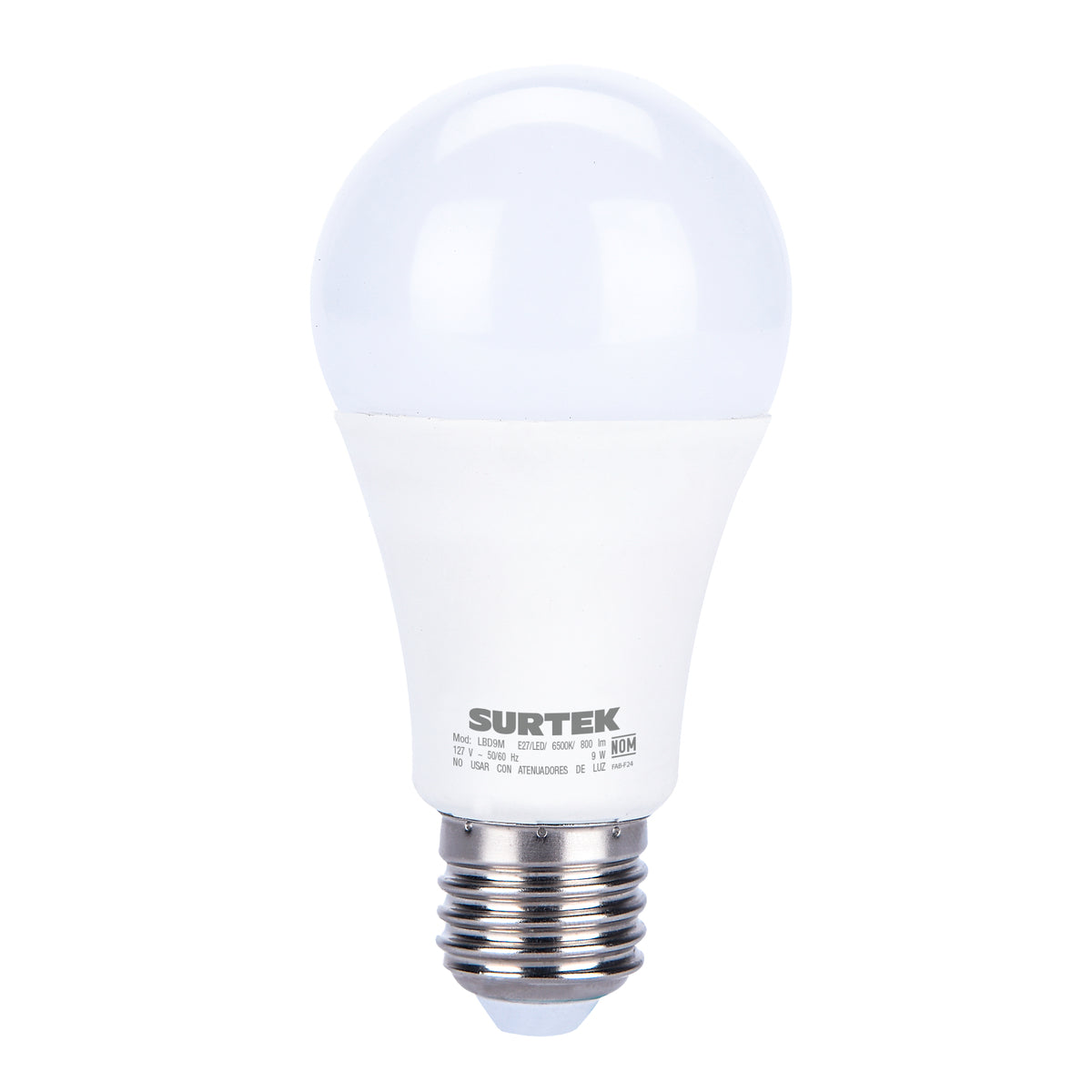 Lámpara de LED tipo bulbo A19, 9 W luz de día con sensor de movimiento Surtek