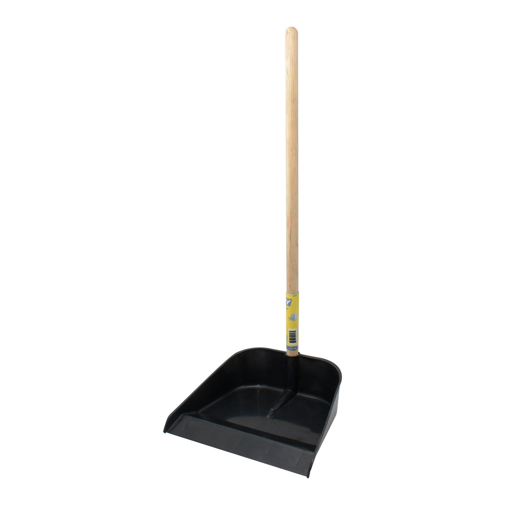 Recogedor con bastón de madera, 23 cm Foy