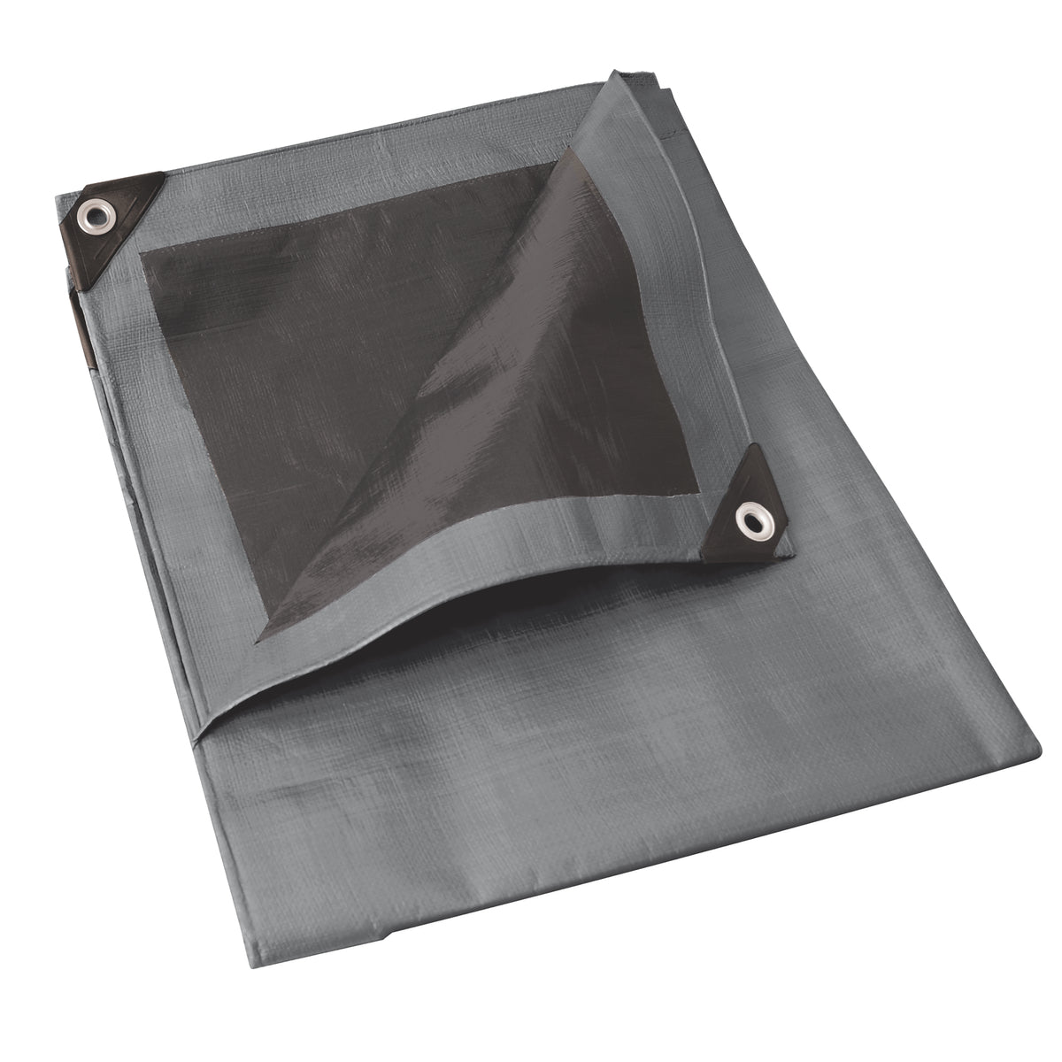 Lona de polietileno reforzada color gris, 3 x 5 m Surtek