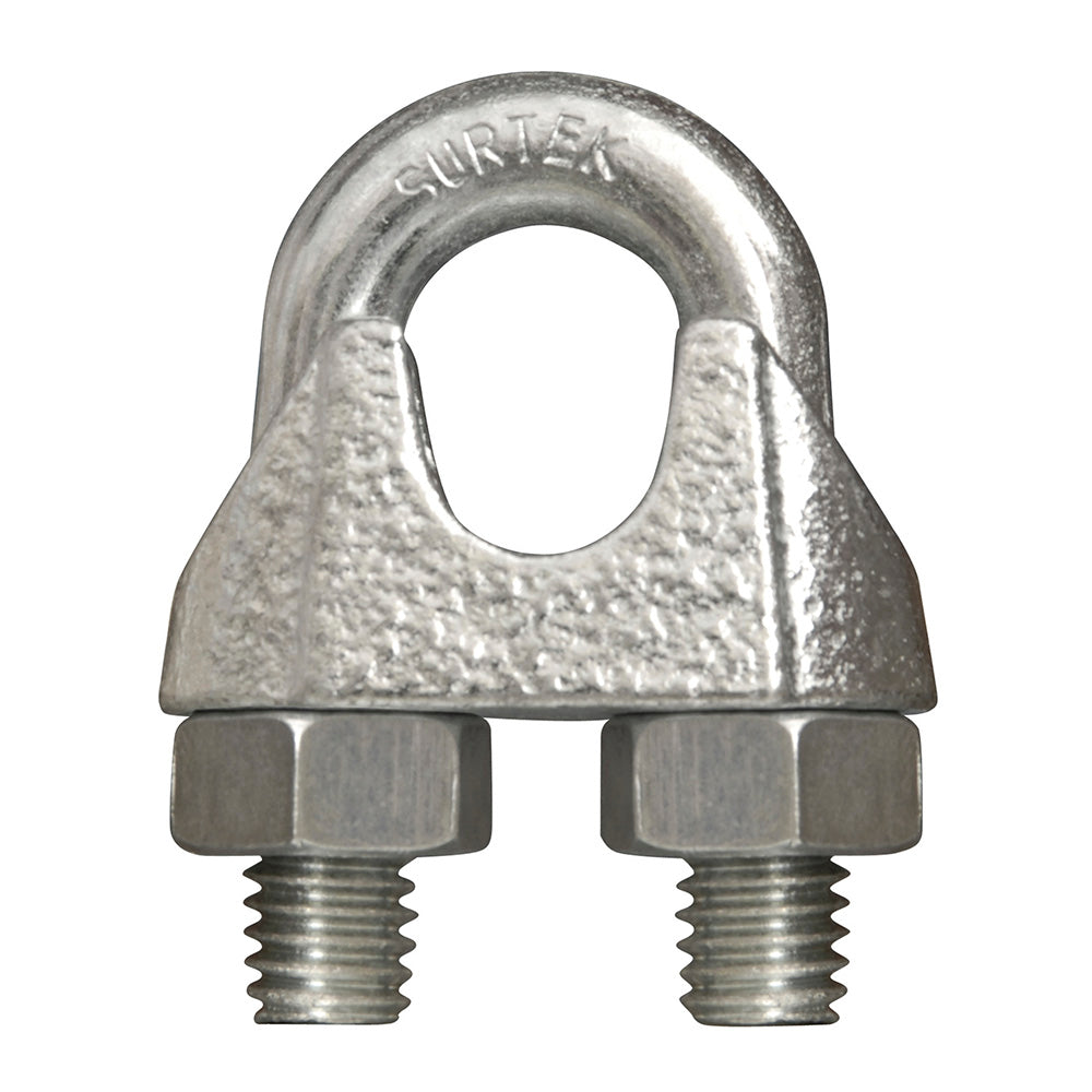 Perro de hierro maleable para cable de acero tipo alemán 3/4" Surtek