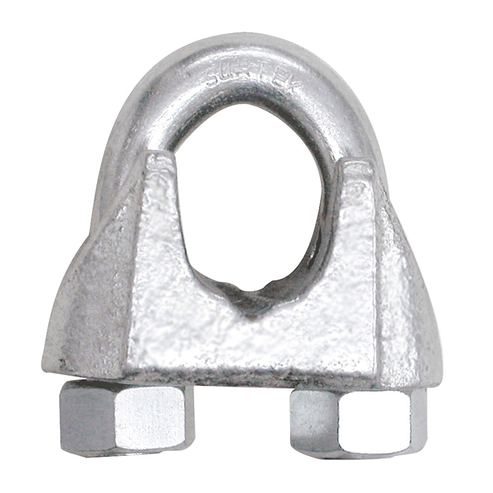 Perro de hierro maleable para cable de acero 1/2" Surtek