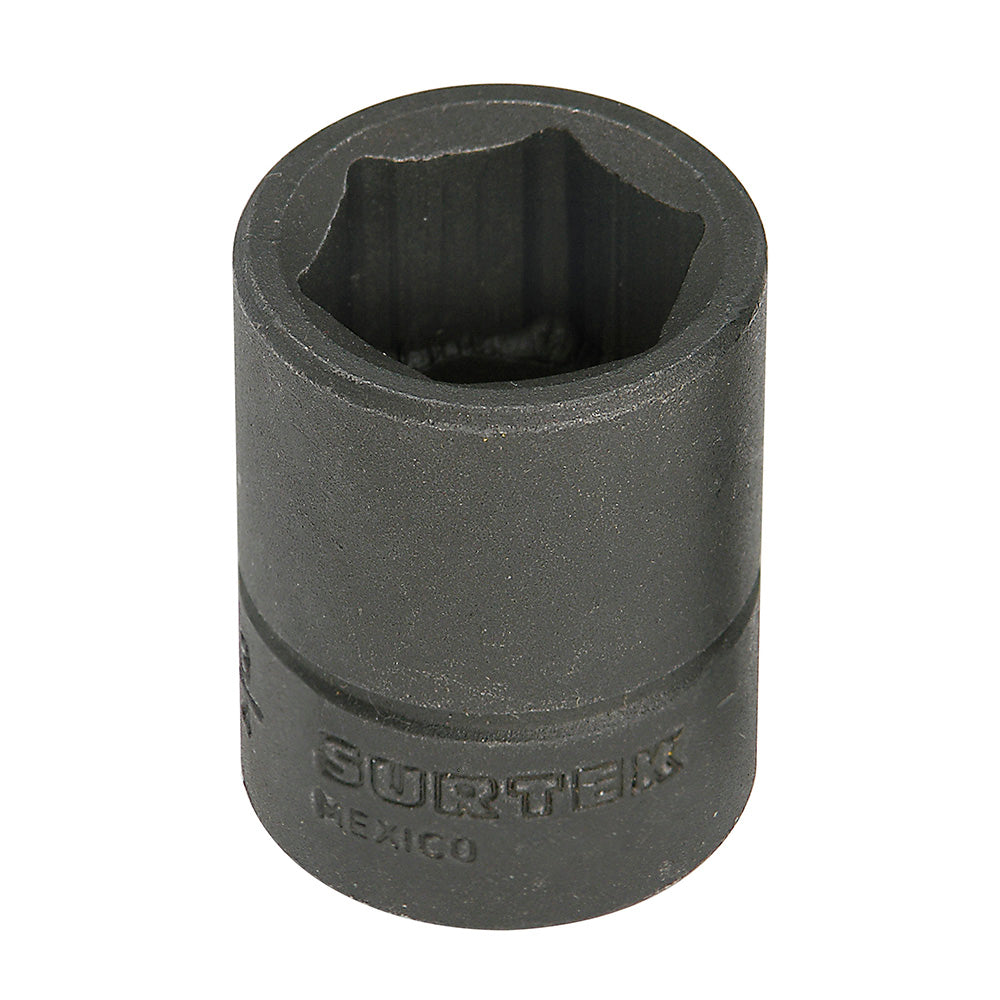 Dado de impacto cuadro de 1/2", 6 puntas, métrico, 22 mm Surtek