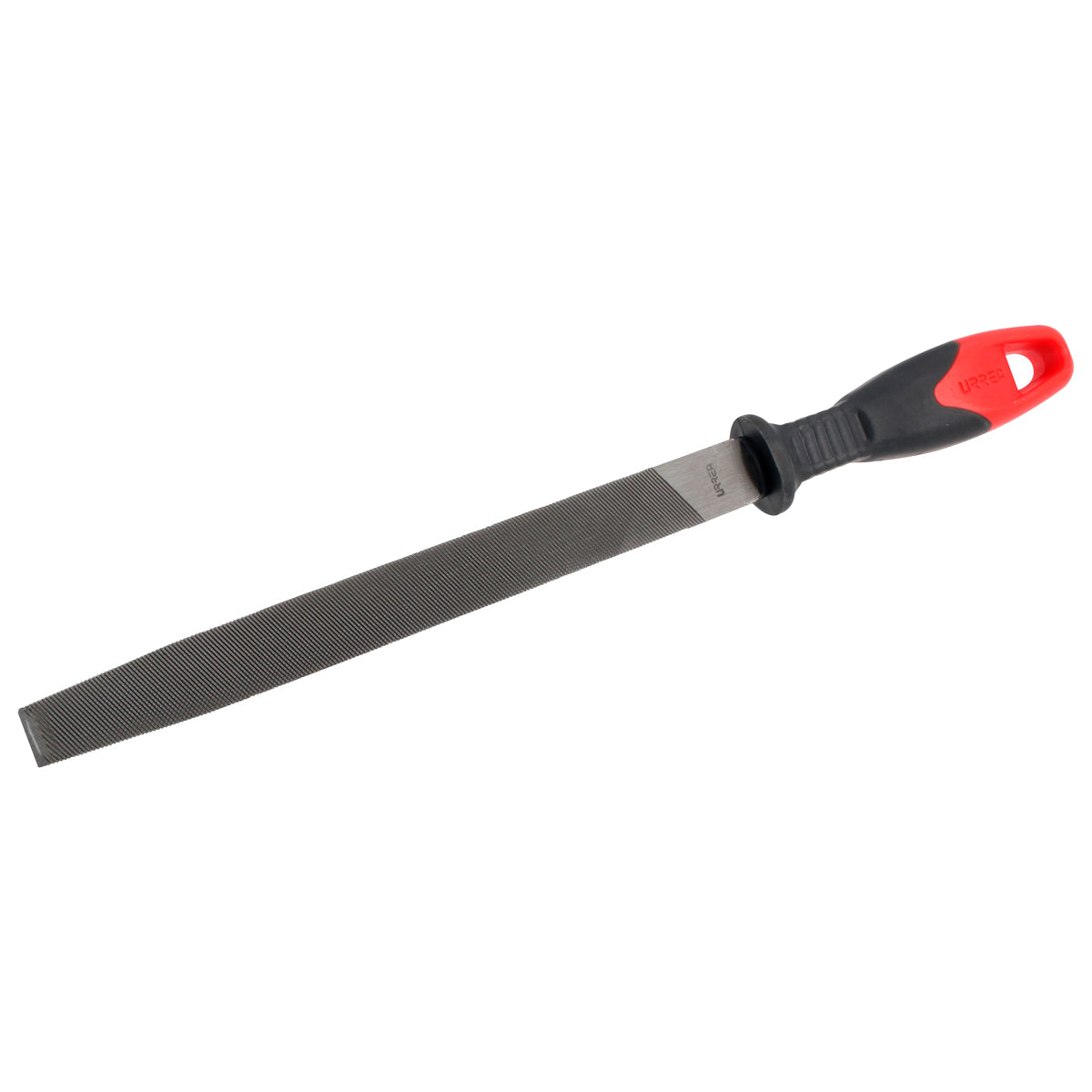 Lima plana bastarda con mango bimaterial 6" Urrea