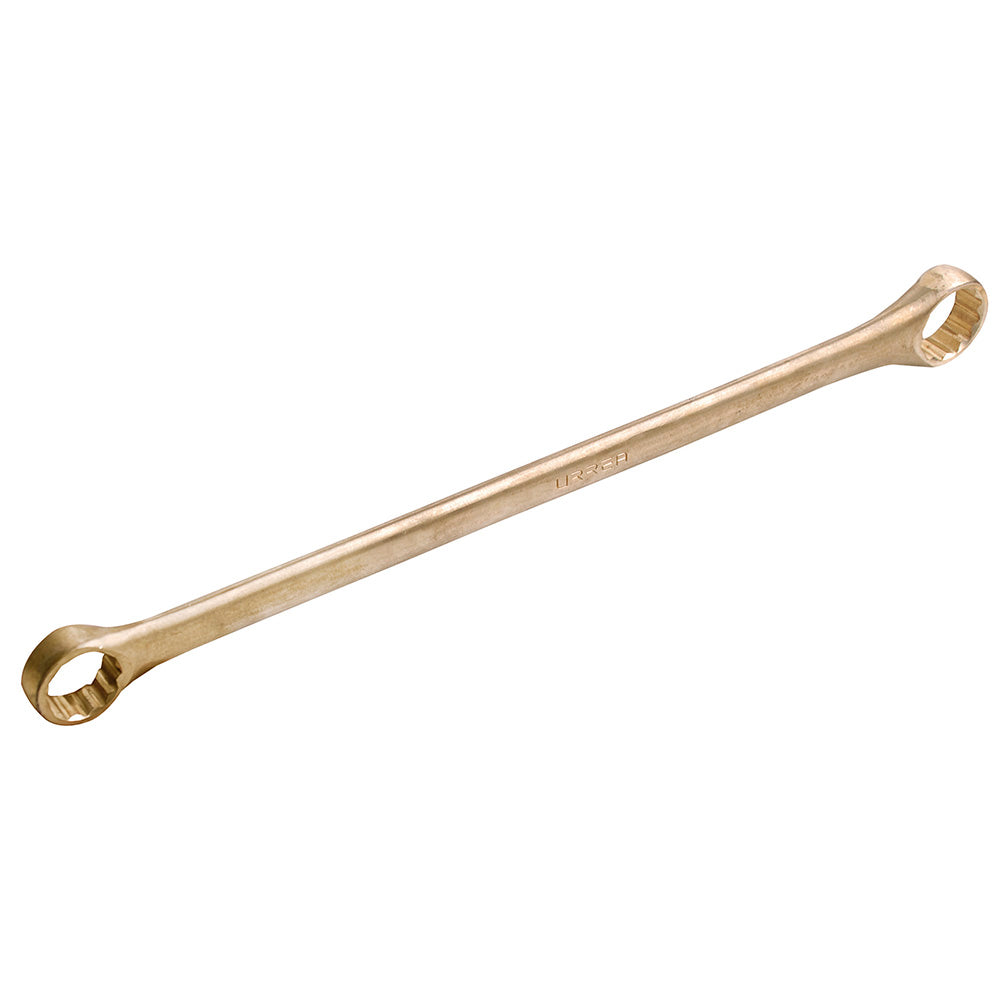 Llave de estrías de bronce-aluminio antichispa de 15° en pulgadas de 1-5/8" x 1-11/16" Urrea