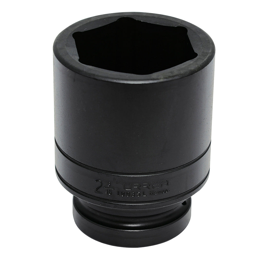 Dado de impacto largo cuadro de 1", 6 puntas, en pulgadas, 2-3/16" Urrea