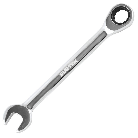 Llave combinada pulido espejo de matraca métrica, 12 puntas, 12mm Surtek