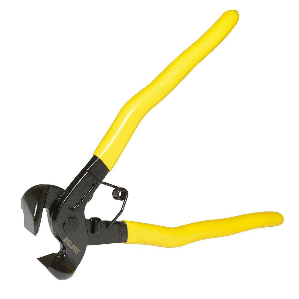 Tenaza para azulejero 8-1/2" mango recubierto de vinil antiderrapante Surtek