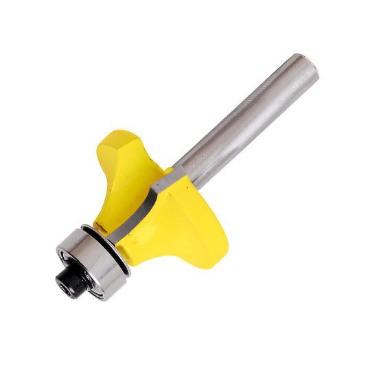 Broca para router de acero redondeadora con balero 1" zanco de 1/4" Surtek