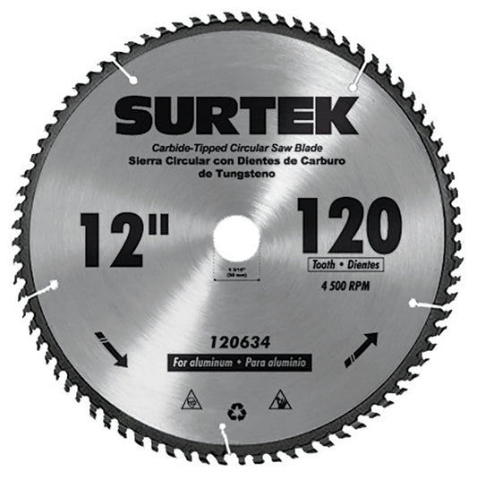 Disco para sierra circular para corte madera 40 dientes, 12" Surtek